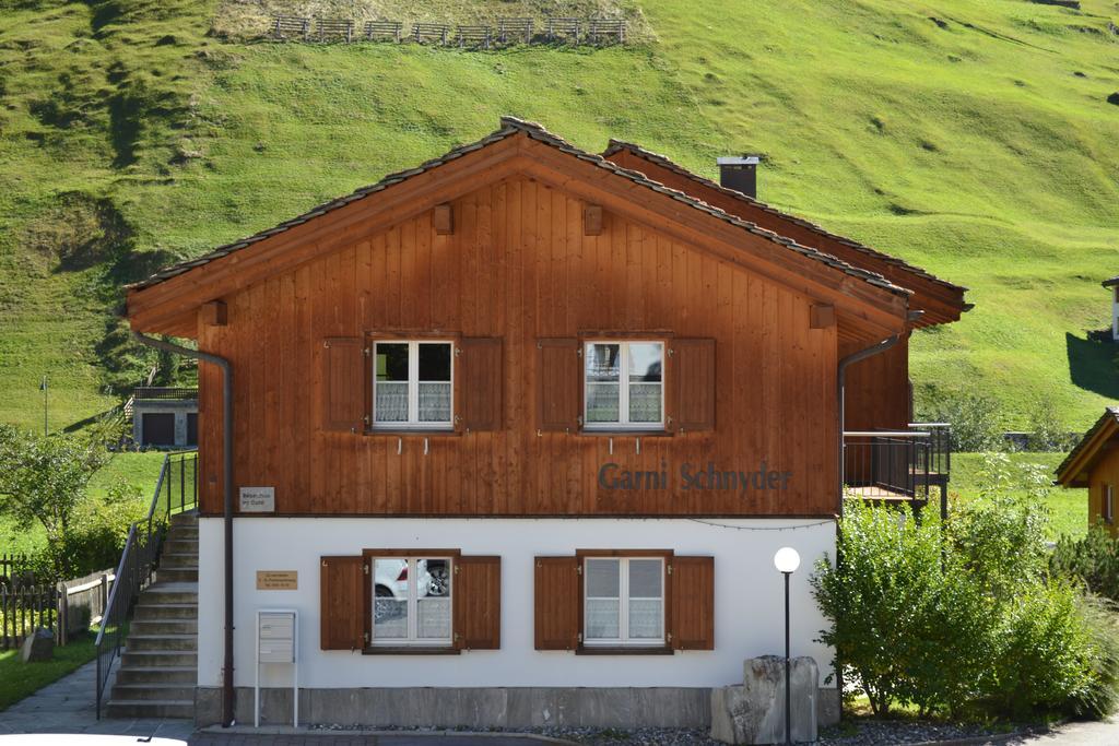 Schnider Bed&Breakfast Und Cafe Vals Εξωτερικό φωτογραφία